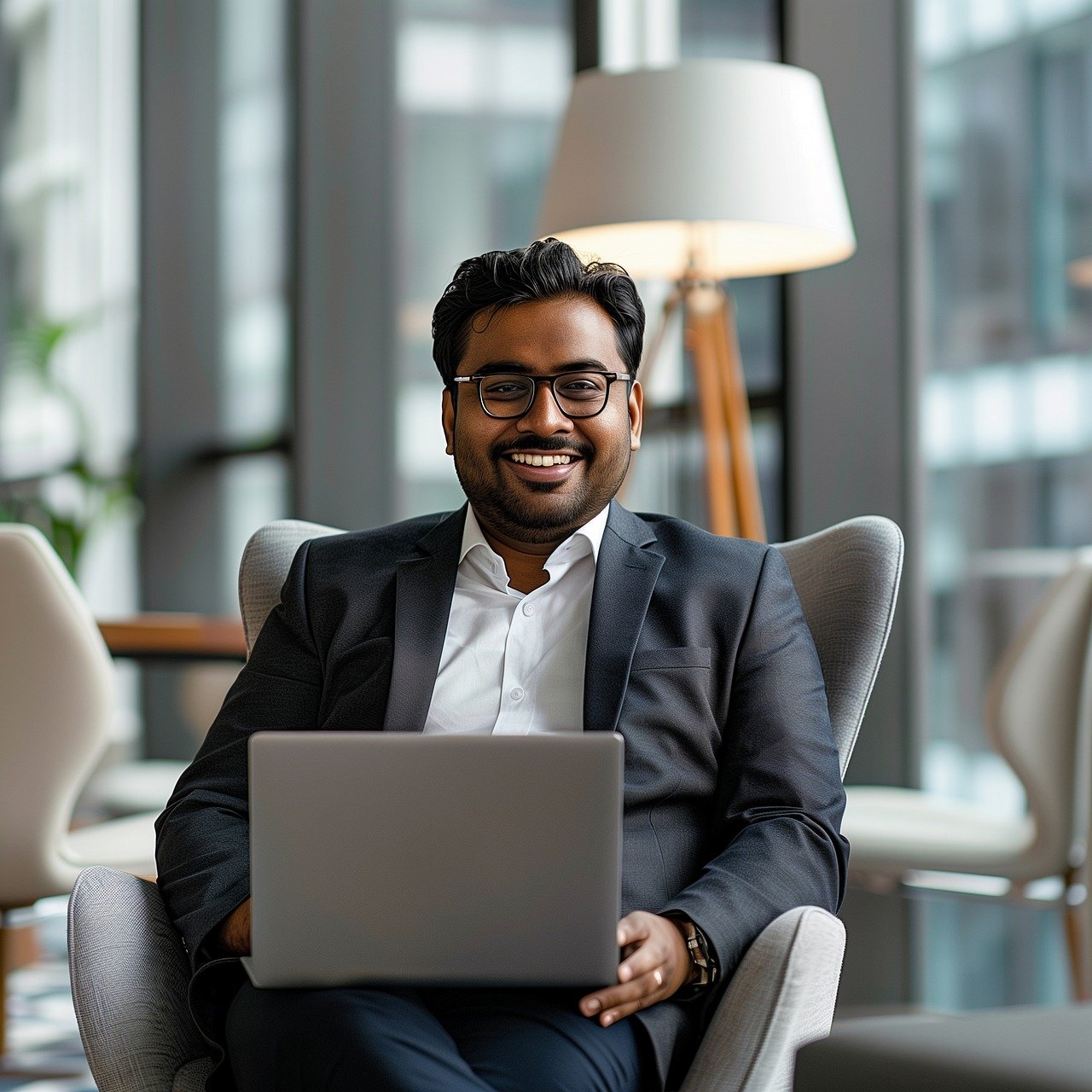 Photo by Javaistan ai generated, businessman, indian, office, india, professional, man, young, male, asian, manager, workplace, entrepreneur, laptop, employee, work, corporate, adult